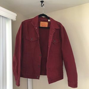 Levi’s Red Denim Jacket